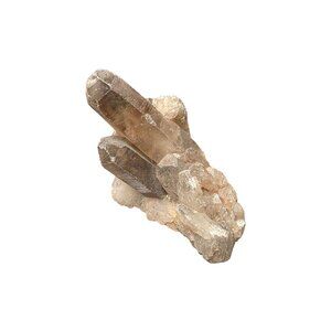 Rough Smoky Quartz Point Crystal Cluster
